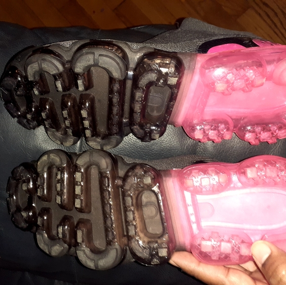 Jolimall Pink-Black Air Cushion Slip On Sneakers Size 10 - Picture 7 of 7